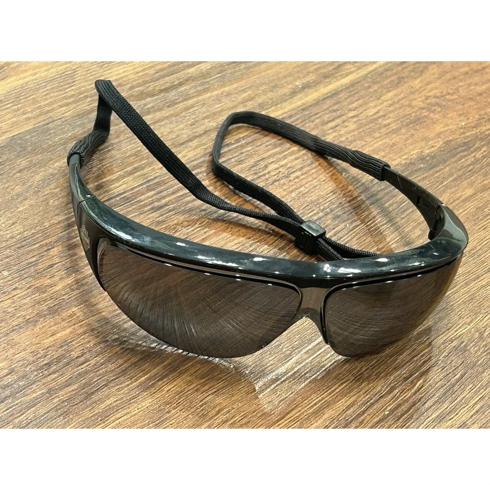 VINTAGE Harley Davidson HD004X DZ87 Sunglasses 102mm Black 2002